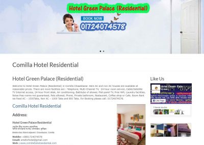 Hotel website